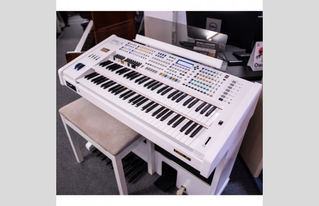 Used Orla Compact Theatre White Organ All Inclusive Top Grade Package (SN:12118939) - Image 6